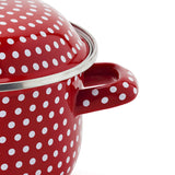 Retro Red Kitchen Pot